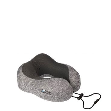 Cuscinetto da viaggio bicolore in memory foam con fodera