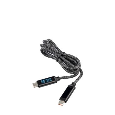 Cavetto di ricarica in nylon da 1m di lunghezza con porte USB-C 65 W