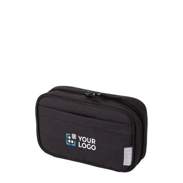 Necessaire da viaggio in poliestere rPET 600D con tasche multiple