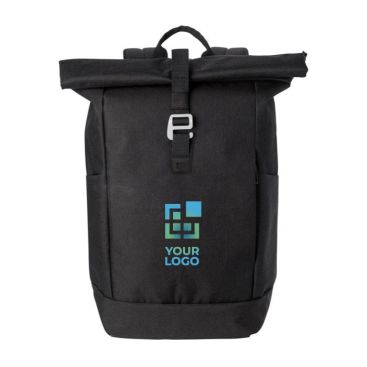 Zaino roll-top con spallacci imbottiti e tasca per pc da 15''