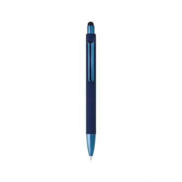 Penna lussuosa con finitura opaca, dettagli lucidi ed inchiostro blu