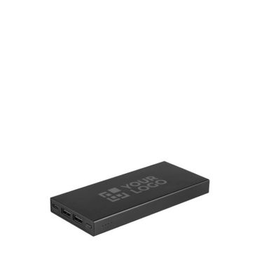 Batteria portatile in alluminio riciclato con vari ingressi 10.000mAh
