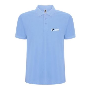 Polo da uomo in tessuto piqué di cotone e poliestere 190g/m² Roly
