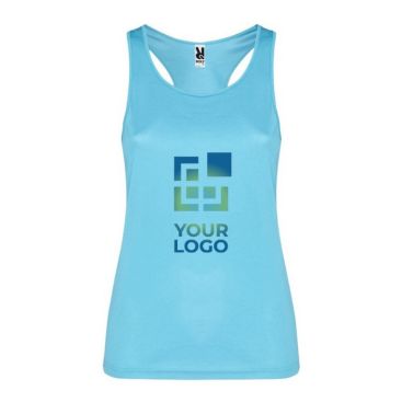 Canotta sportiva donna in tessuto tecnico di poliestere 140g/m² Roly