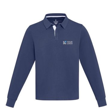 Polo da rugby unisex in jersey pesante di cotone 280g/m² Elevate NXT