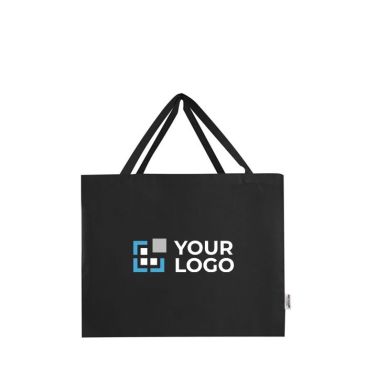 Tote bag con ampio scomparto principale in cotone riciclato 220 g/m²