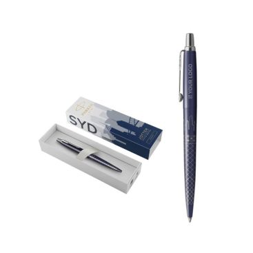 Penna in metallo Parker Jotter SE Global Icons con inchiostro blu