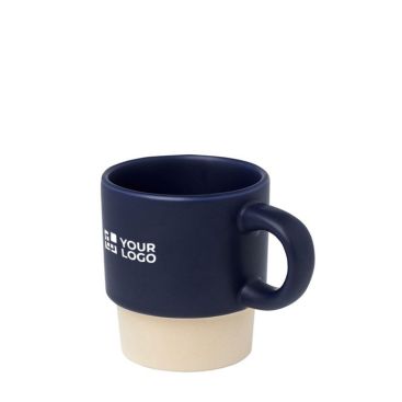 Tazza in ceramica con fondo in argilla e finitura opaca da 130 ml