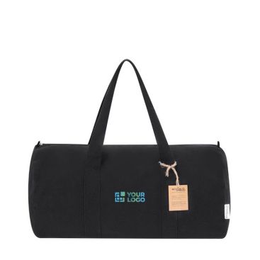 Borsone da viaggio in canvas riciclato a 280g/m² con robuste maniglie