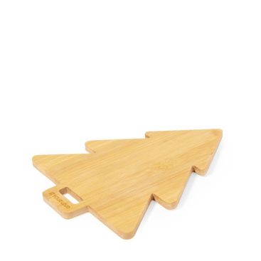 Tagliere in bambù a forma di albero di Natale con manico forato