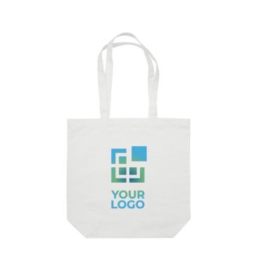 Shopper di vari colori con manici lunghi in cotone canvas 250 g/m²
