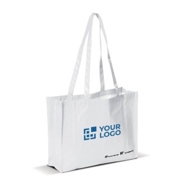 Borsa della spesa realizzata in materiale riciclato rPET da 110 g/m²