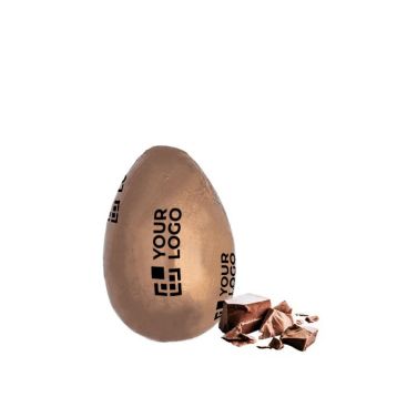 Ovetto di cioccolata al latte con involucro singolo personalizzato 30g