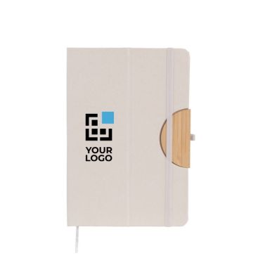 Taccuino A5 copertina pieghevole con supporto cellulare pagine neutre