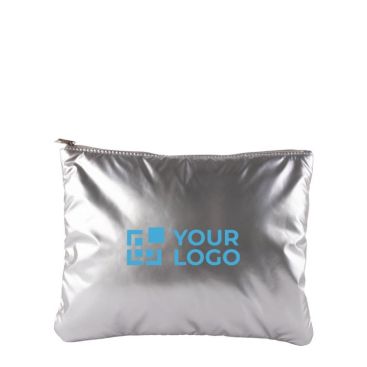 Pochette promozionale imbottita in poliestere metallizzato da 150 g/m²
