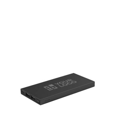 Batteria portatile in alluminio riciclato con vari ingressi 5.000mAh