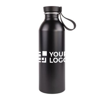 Borraccia in alluminio riciclato con tappo in legno e plastica 550ml