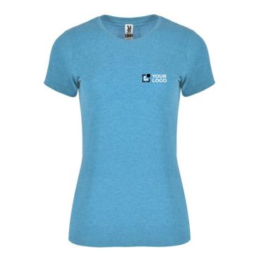 Maglietta da donna effetto mélange in cotone e poliestere 150g/m² Roly 