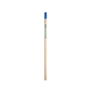 Matita in legno naturale durezza HB con gomma da cancellare