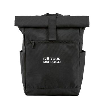 Zaino con chiusura arrotolabile in plastica riciclata per PC da 15,6''