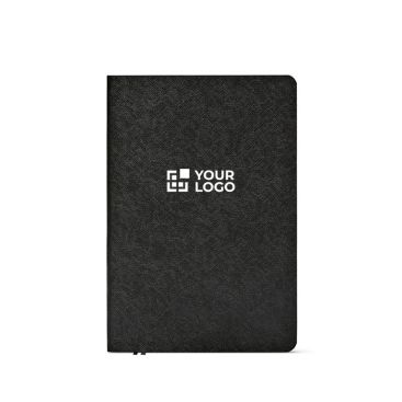 Taccuino A5 con copertina flessibile in pelle sintetica eco e pagine puntinate