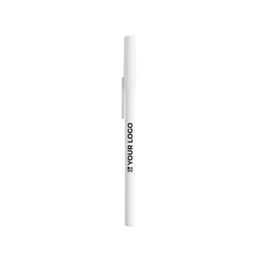 Penna a sfera in plastica dal design classico con scrittura nera Round Stic BIC®
