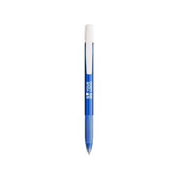 Penna a sfera in plastica con pulsante retrattile e inchiostro blu BIC®