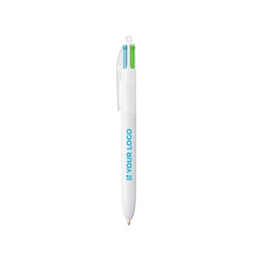 Penna a sfera in plastica BIC® con inchiostro in 4 colori originali