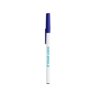 Penna a sfera in plastica classica con cappuccio e inchiostro nero Round Stic BIC®