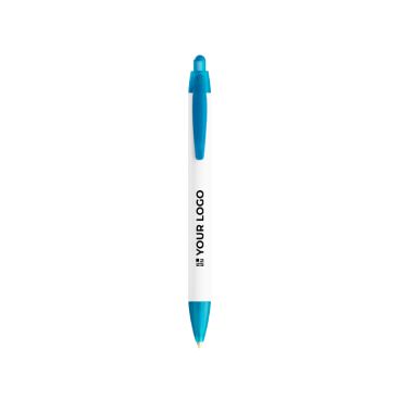 Penna BIC® in plastica riciclata con fusto largo e inchiostro blu