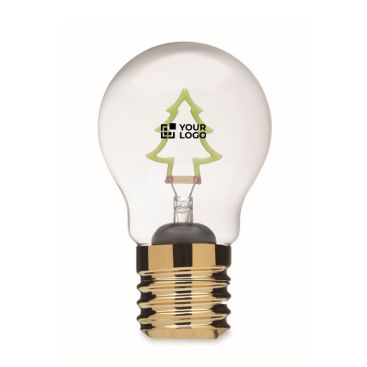 Lampadina LED decorativa con design a filamento e alimentazione a batterie