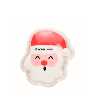 Scaldamani riutilizzabile in plastica a forma di Babbo Natale