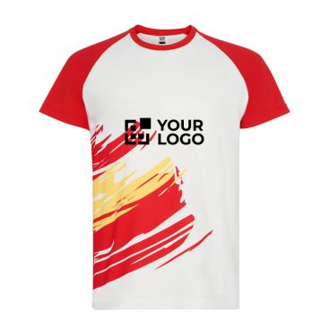 T-shirt selezioni manica corta effetto cotone 190 g/m2 Roly Direct Forza