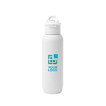 Borraccia termica in acciaio inox riciclato con cannuccia 500 ml