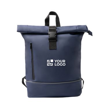 Zaino roll-top con ampio scomparto e nastro riflettente PC 15''