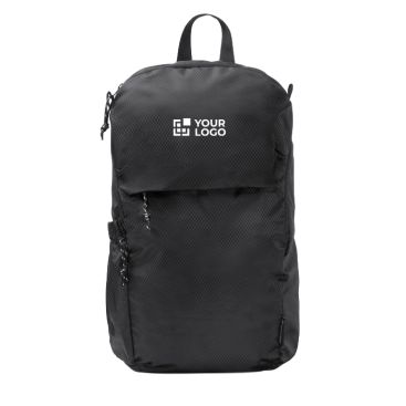 Zaino ecologico idrorepellente con tasche e cerniera 9''
