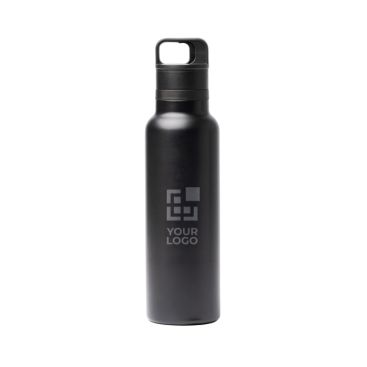 Borraccia termica in acciaio inox riciclato con tappo a pulsante 750ml