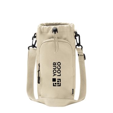 Borsa a tracolla portabottiglie in plastica eco con chiusura regolabile 2,5 L