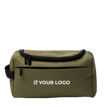 Necessaire ecologico con tasca interna in rete e maniglia laterale