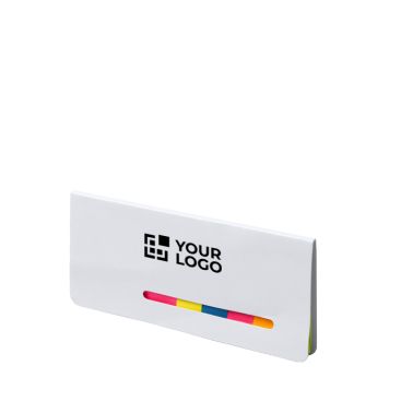 Blocco note adesivo in cartone con note e mini note multicolori