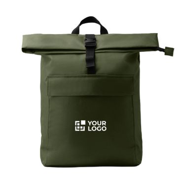 Zaino in poliestere eco con scomparto principale espandibile da 15''