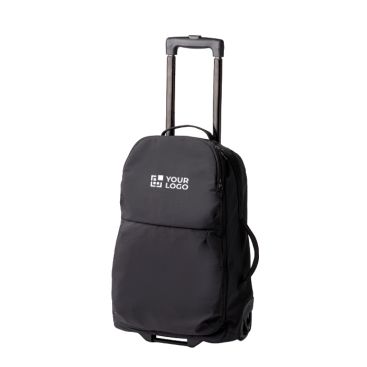 Trolley in nylon riciclato con scomparti organizzati e maniglie
