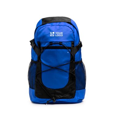 Zaino sportivo in nylon con tasche laterali in rete 30 l