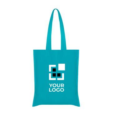 Shopper non-woven con manici lunghi termosaldati e resistenza 6kg