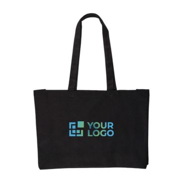 Shopper in cotone Oeko-Tex® con soffietto da 280 g/m2