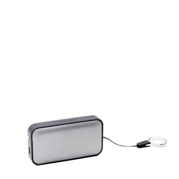 Speaker wireless ultrasottile in alluminio e microfibra BrandCharger 2W
