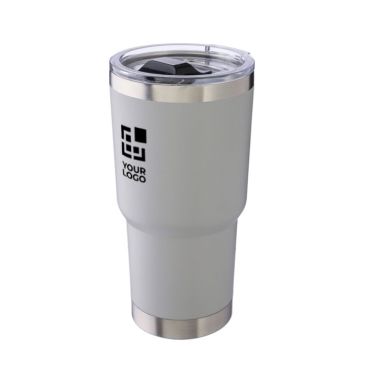 Bicchiere termico impilabile in acciaio inox a doppia parete da 590 ml