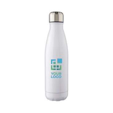Borraccia in acciaio inox con tappo a vite argentato 650 ml