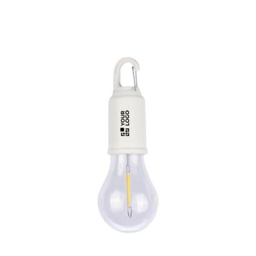 Lampadina in ABS con clip in metallo e batteria ricaricabile