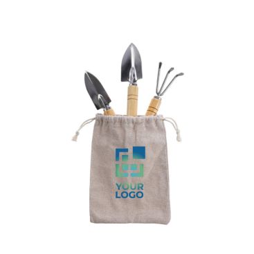 Set attrezzi da giardino in acciaio inox confezionati singolarmente
